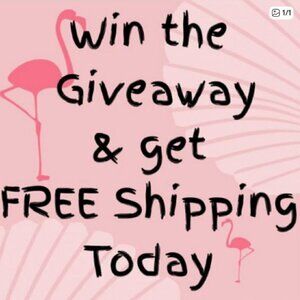 Thanks for Joining ME! Win the giveaway and get FREE SHIPPING Today!